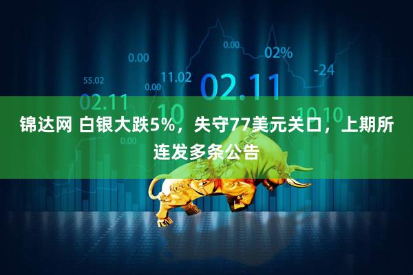 锦达网 白银大跌5%，失守77美元关口，上期所连发多条公告